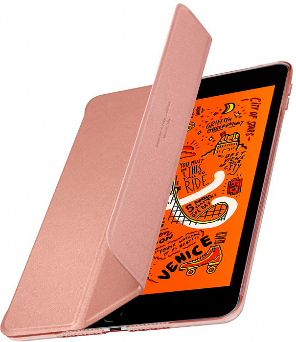 Чехол Spigen Smart Fold (051CS26113) для iPad mini 5 (Rose Gold) купить в интернет-магазине icover