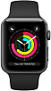 Умные часы Apple Watch Series 3 42 mm (Space Gray Aluminum/Black Sport Band) купить в интернет-магазине icover