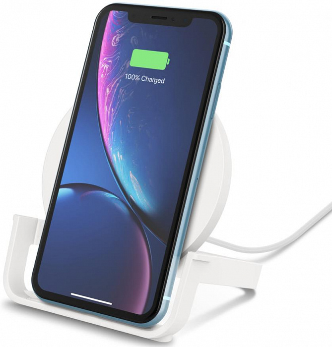 Беспроводное зарядное устройство Belkin (WIB001vfWH) с адаптером (White) купить в интернет-магазине icover