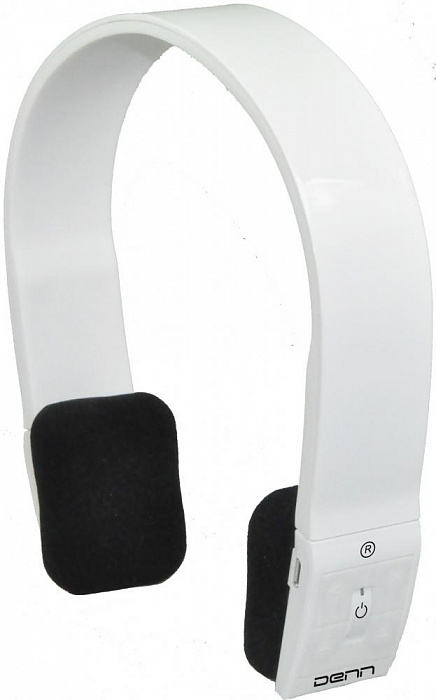 Denn DHB112 - накладная Bluetooth-гарнитура (White) купить в интернет-магазине icover