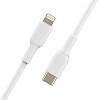 Кабель для iPod, iPhone, iPad Belkin Boost Charge USB-C/Lightning 1m CAA003bt1MWH (White) купить в интернет-магазине icover