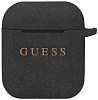 Чехол Guess CG Mobile (GUACCSILGLBK) для AirPods (Black) купить в интернет-магазине icover