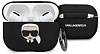 Чехол Karl Lagerfeld Silicone Case (KLACAPSILGLBK) для AirPods Pro (Black) купить в интернет-магазине icover