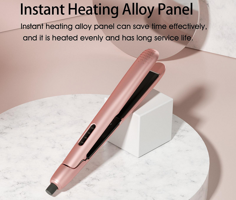 Выпрямитель для волос Enchen Enrollor Hair Curling Iron (Pink) купить в интернет-магазине icover