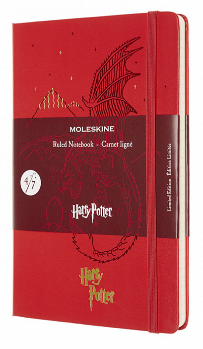 Блокнот Moleskine Harry Potter Limited Edition Large (LEHP02QP060D) в линейку (Red) купить в интернет-магазине icover