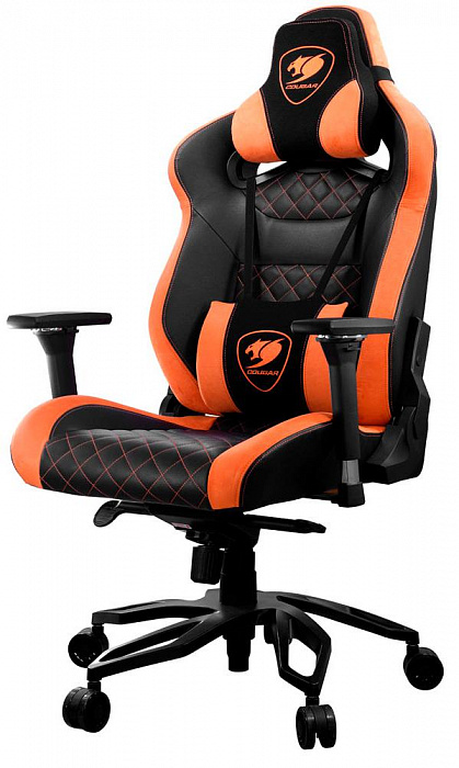 Игровое кресло Cougar THRONE (Black/Orange) купить в интернет-магазине icover