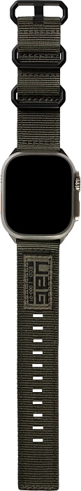Ремешок UAG Nato Eco Strap (194001117245) для Apple Watch 49 / 45 / 44 / 42 mm (Foliage Green) купить в интернет-магазине icover