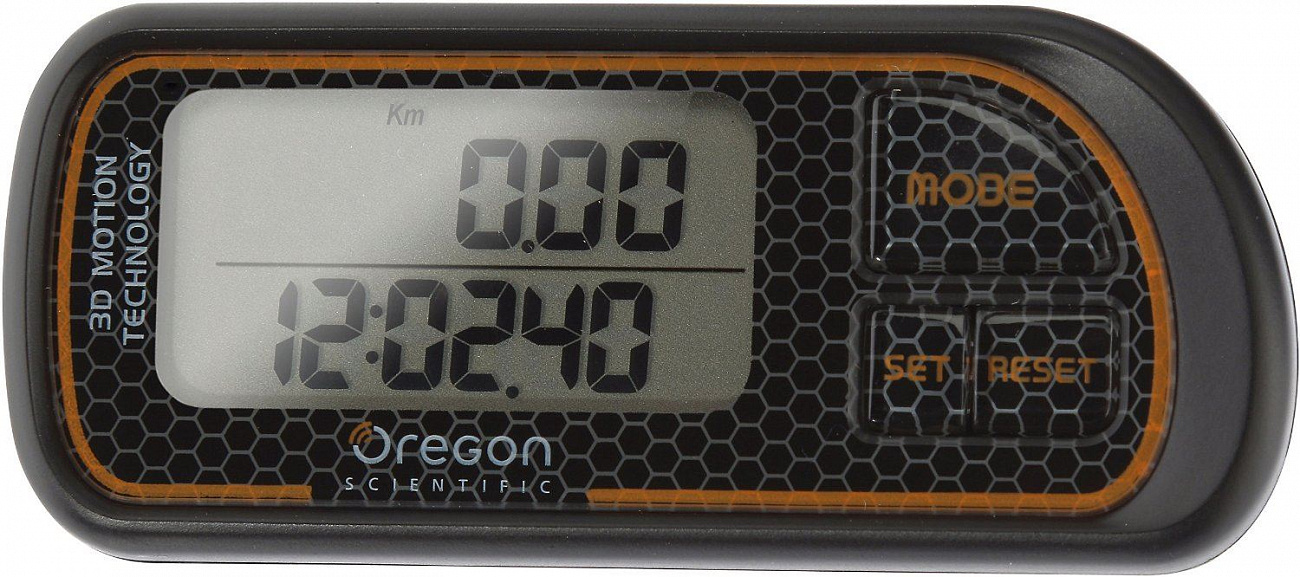 3D шагомер Oregon Scientific PE208 (Black) купить в интернет-магазине icover