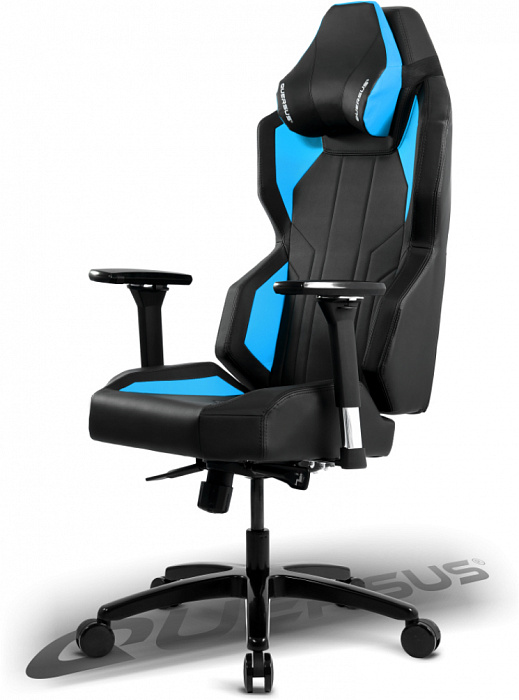 Игровое кресло Quersus Geos G702/XB (Black/Blue) купить в интернет-магазине icover