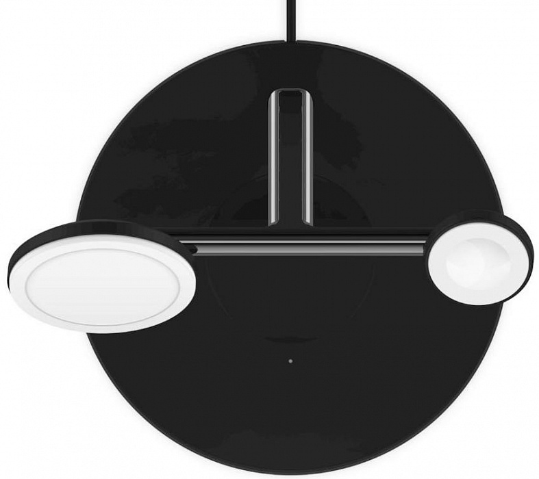 Беспроводное зарядное устройство Belkin MagSafe 3-in-1 Wireless Charger WIZ009vfBK (Black) купить в интернет-магазине icover