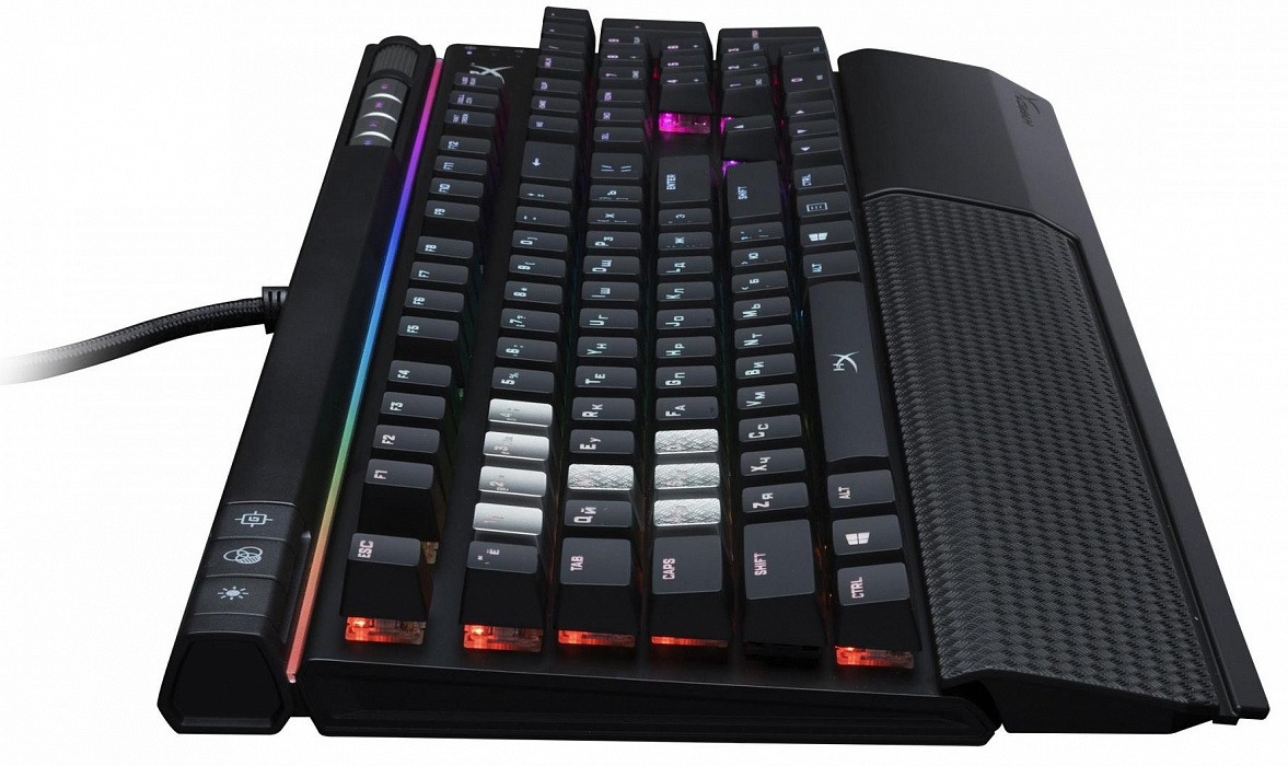 Игровая клавиатура Kingston HyperX Alloy Elite RGB Cherry MX Blue (Black) купить в интернет-магазине icover
