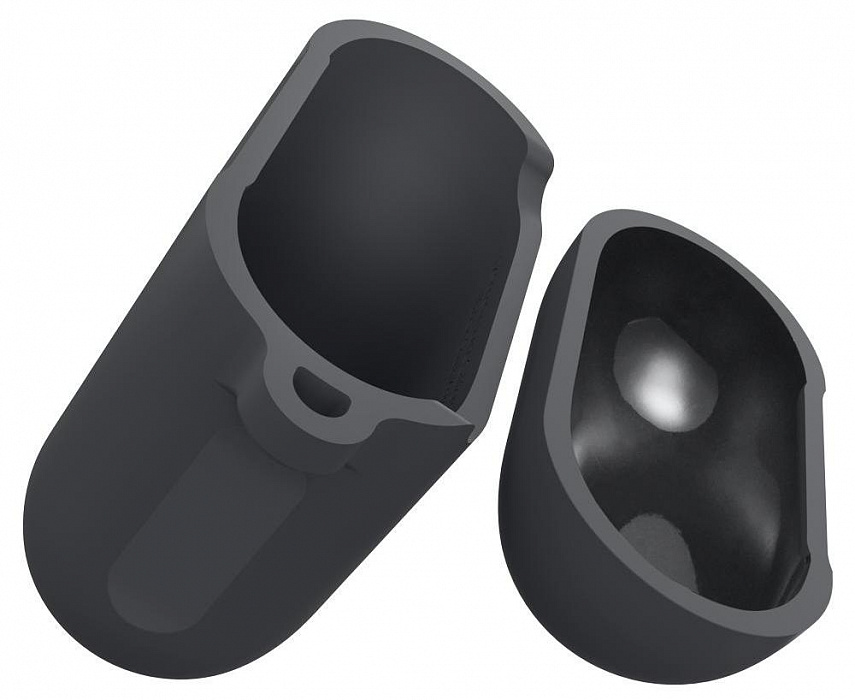 Чехол Spigen Silicone Case (066CS24811) для AirPods (Charcoal) купить в интернет-магазине icover