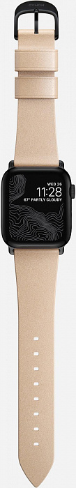 Ремешок Nomad Modern Slim Strap (NM10JNB000) для Apple Watch 38/40 mm (Biege/Black) купить в интернет-магазине icover