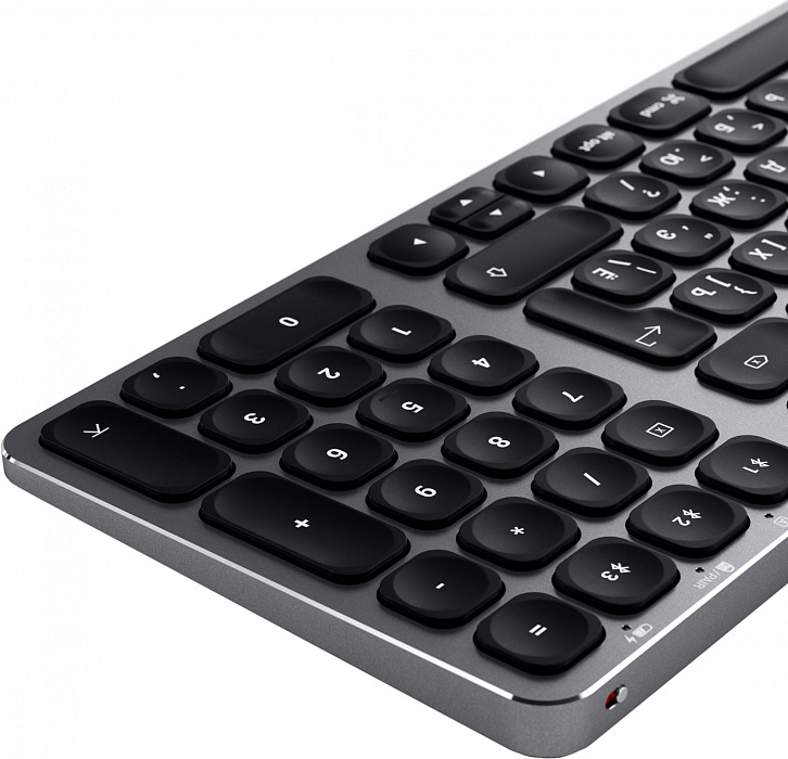 Беспроводная клавиатура Satechi Compact Backlit Bluetooth ST-ACBKM-RU (Space Grey) купить в интернет-магазине icover