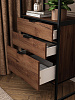 Стеллаж лофт RIDBERG DENVER модуль 2 (Dark Oak/Black) купить в интернет-магазине icover