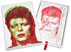 Блокнот Moleskine David Bowie Limited Edition Large (LEDBQP060CLT) в линейку (White/Red) купить в интернет-магазине icover