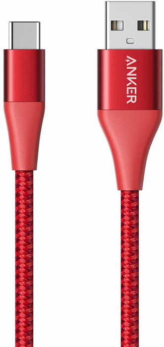 Кабель Anker PowerLine+ II (A8462H91) USB-A/USB-C 0.9m (Red) купить в интернет-магазине icover