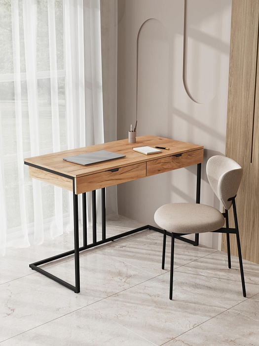 Стол письменный RIDBERG KENTUCKY (Oak/Black) купить в интернет-магазине icover