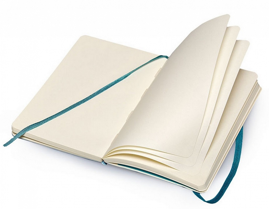 Нелинованный блокнот Moleskine Classic Soft Pocket QP613B6 (Turquoise) купить в интернет-магазине icover