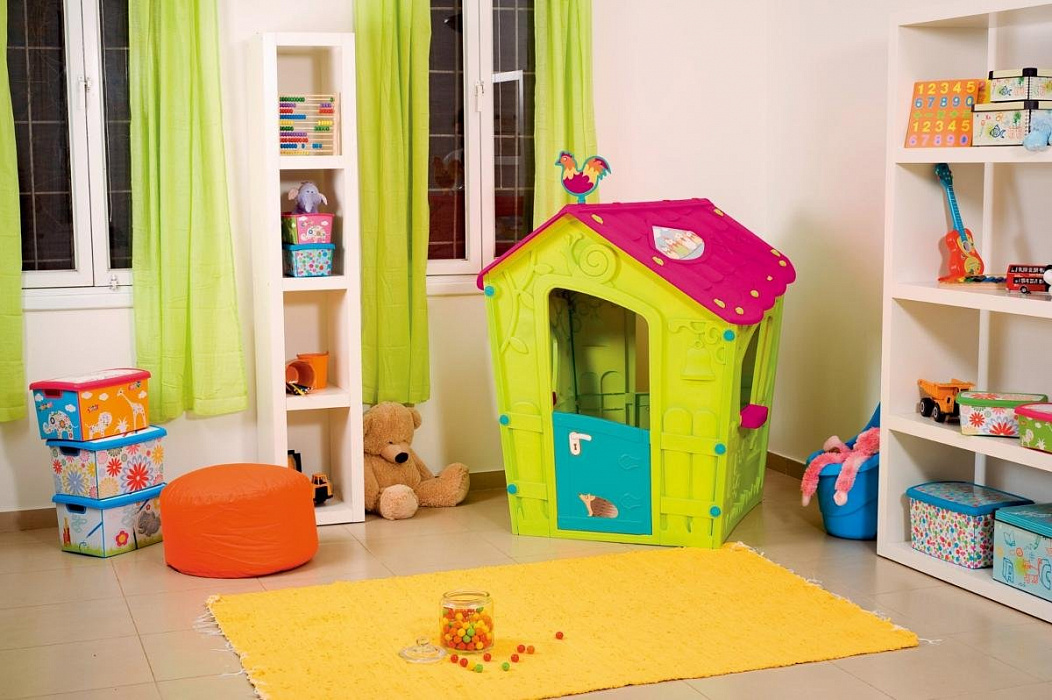 Игровой домик Keter Magic Playhouse (Green/Crimson) купить в интернет-магазине icover
