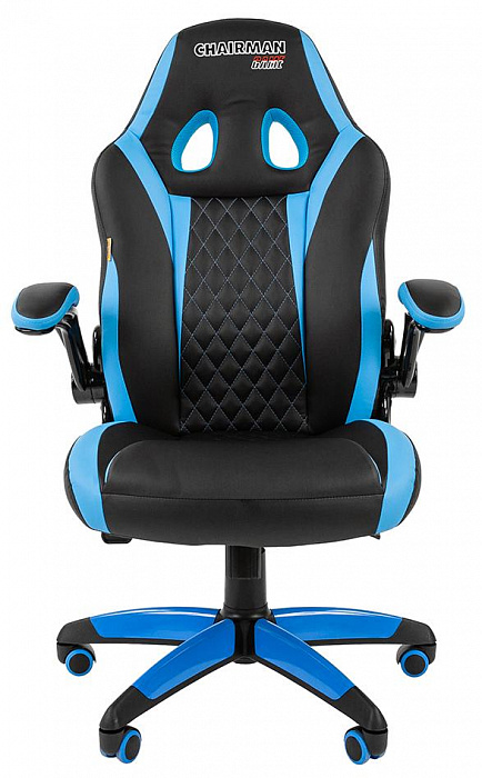 Игровое кресло Chairman Game 15 (Black/Blue) купить в интернет-магазине icover