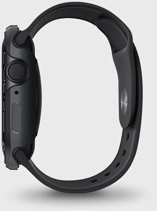 Чехол Uniq Valencia aluminium (45MM-VALGRP) для Apple Watch 4/5/6/SE/7 44/45mm (Graphite) купить в интернет-магазине icover
