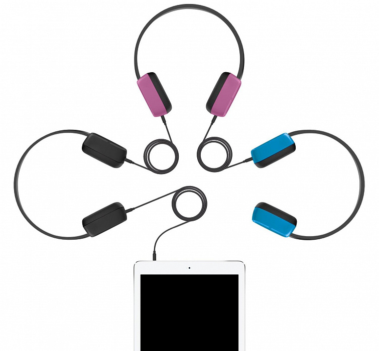 Накладные наушники для детей Kenu Groovies (Blue) купить в интернет-магазине icover