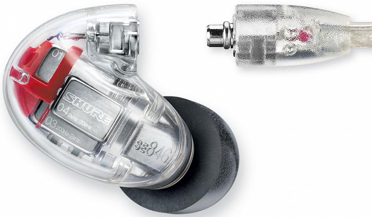 Shure SE846-CL (A047550) - внутриканальные наушники (Clear) купить в интернет-магазине icover