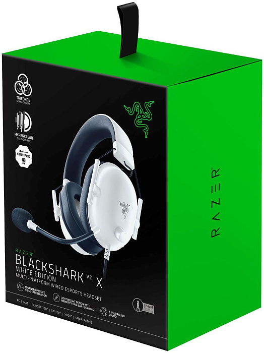 Игровая гарнитура Razer Blackshark V2 X RZ04-03240700-R3M1 (White) купить в интернет-магазине icover