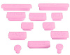 Заглушки портов i-Blason Anti Dust Cup 12psc для MacBook Pro Retina/Macbook Air (Pink) купить в интернет-магазине icover