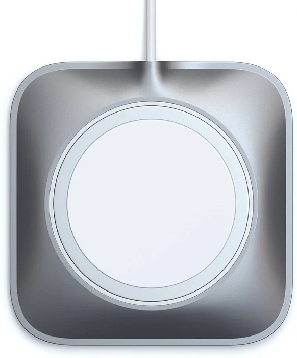 Держатель Satechi Aluminum Dock Enclosure (ST-AMCCM) для зарядного устройства Magsafe (Space Grey) купить в интернет-магазине icover