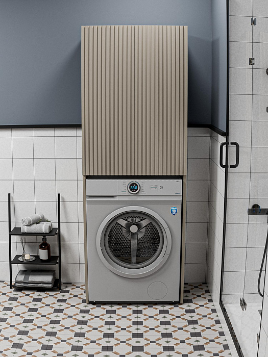 Шкафчик над стиральной машинкой Ridberg Никко МДФ (Cashmire) купить в интернет-магазине icover