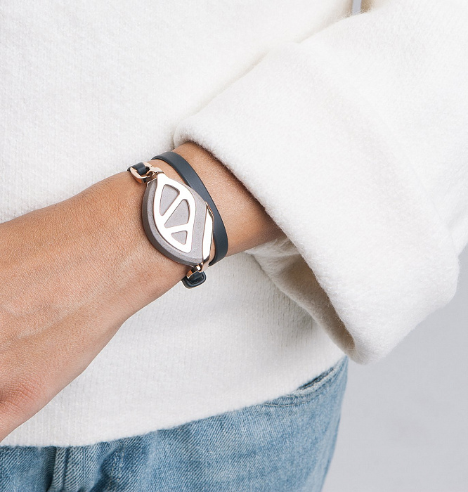 Фитнес-трекер Bellabeat Leaf Urban HT-20LF-GR-01 (Gray/Rose Gold) купить в интернет-магазине icover