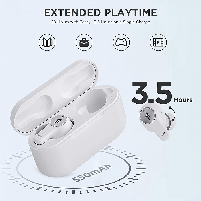 Беспроводные наушники 1MORE Pistonbuds TWS (White) купить в интернет-магазине icover