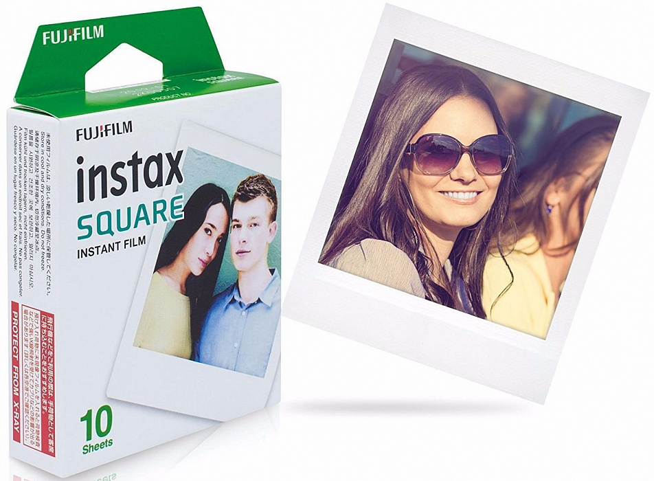 Фотобумага для камер Fujifilm Fujifilm Instax Film Square (White) купить в интернет-магазине icover