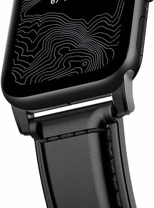 Ремешок Nomad Shell Cordovan (NM1A48BT00) для Apple Watch Series SE/6/2/3/4 42/44 mm (Black) купить в интернет-магазине icover