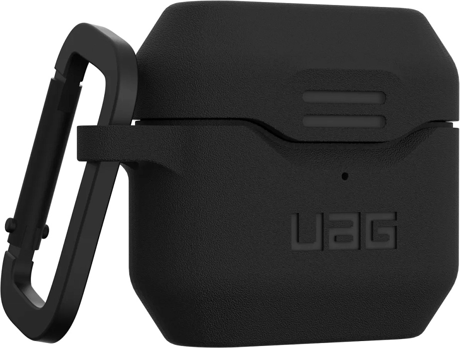 Чехол с карабином UAG Standard Issue Silicone_001 Case для AirPods 3 (Black) купить в интернет-магазине icover