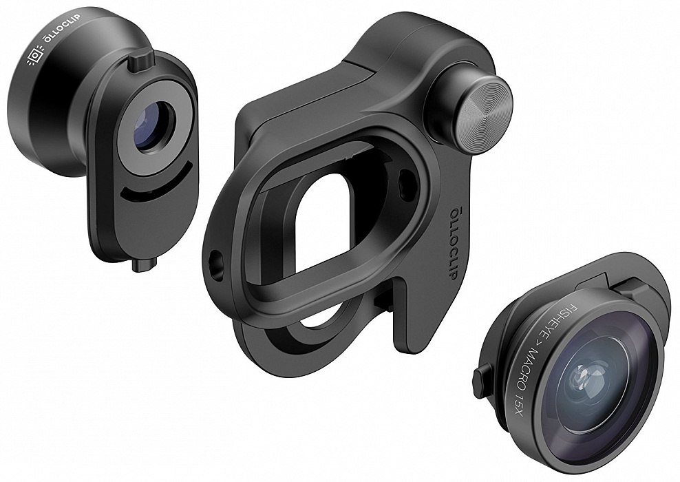 Набор объективов Olloclip Mobile Photography Box Set (OC-0000257) для iPhone X (Black) купить в интернет-магазине icover