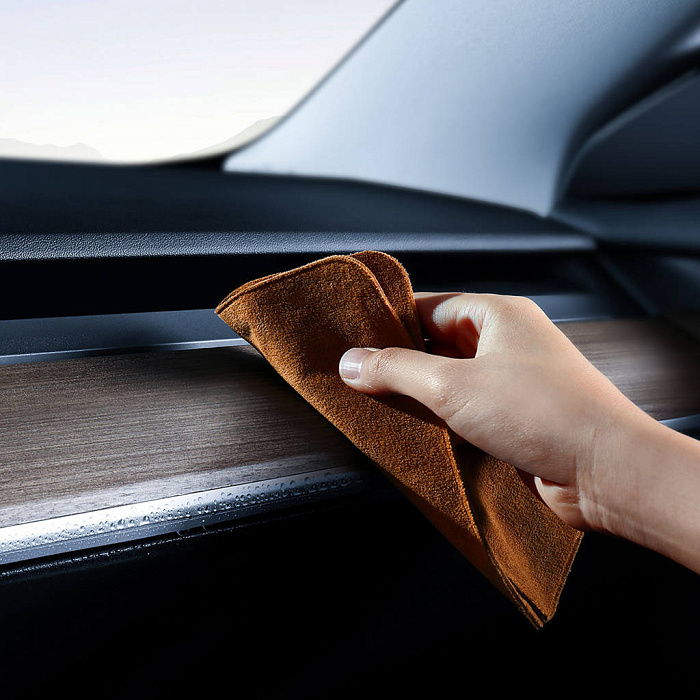 Комплект салфеток для чистки Baseus Auto-care Handy Screen Cleaning Towel CRYH010019 (Grey/Brown) купить в интернет-магазине icover