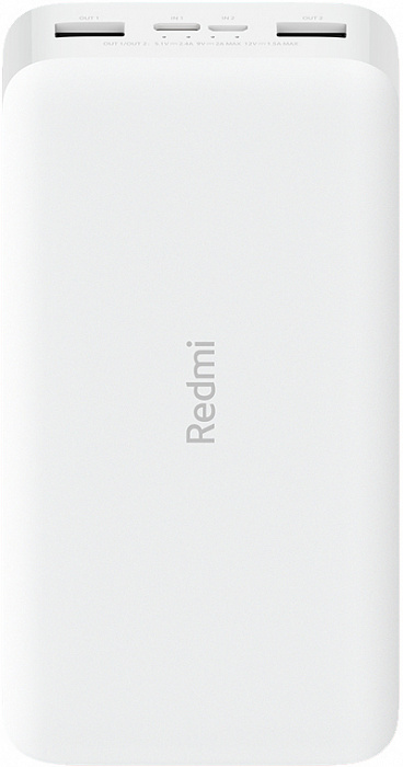 Внешний аккумулятор Xiaomi Redmi Power Bank 20000mAh PB200LZM (White) купить в интернет-магазине icover