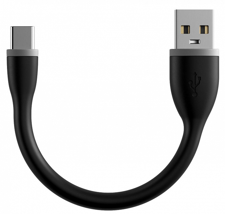Кабель Satechi Flexible (ST-FCC6B) USB-A to USB-C 15 см (Black) купить в интернет-магазине icover