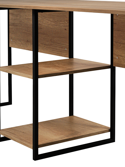 Стол двойной лофт RIDBERG DETROIT (Dark Oak) купить в интернет-магазине icover