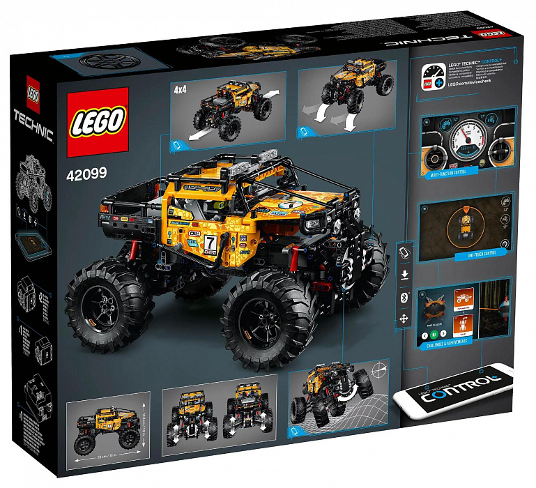 Электромеханический конструктор Lego Technic Экстремальный внедорожник 42099 (Yellow) купить в интернет-магазине icover