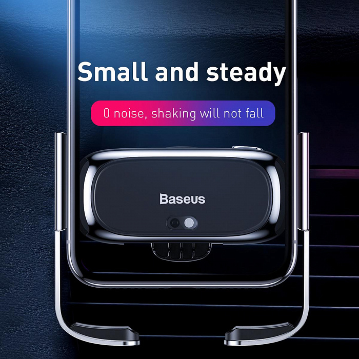 Автомобильный держатель Baseus Mini Electric (SUHW01-01) для смартфона (Black) купить в интернет-магазине icover