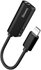 Кабель-переходник Baseus L32 Lightning-3.5mm/Lightning CALL32-01 (Black) купить в интернет-магазине icover