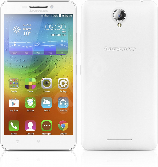Смартфон Lenovo A5000 8Gb 3G Dual Sim (White) купить в интернет-магазине icover