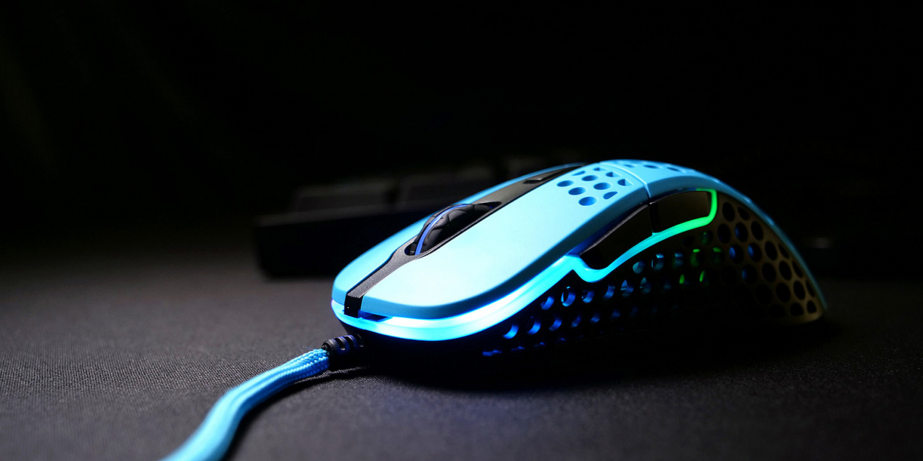 Игровая мышь Xtrfy M4 RGB (Miami Blue) купить в интернет-магазине icover
