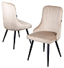 Комплект стульев Ridberg ЛОНДОН Velour 2 шт. (Beige) купить в интернет-магазине icover