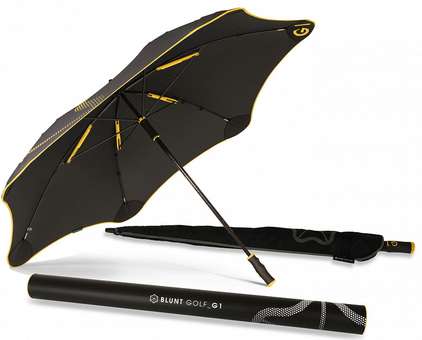 Зонт BLUNT Golf G1 (Black/Yellow) купить в интернет-магазине icover
