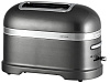 Тостер на 2 хлебца KitchenAid Artisan 2-Slice Automatic Toaster 5KMT2204EMS (Medallion Silver) купить в интернет-магазине icover